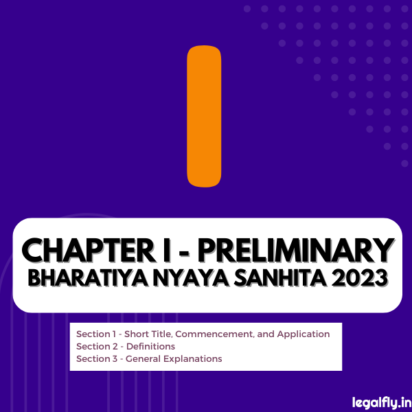 Chapter 1 of The Bharatiya Nyaya Sanhita 2023: Explained