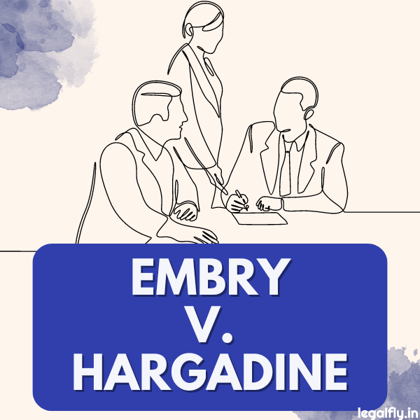 Case Summary: Embry v. Hargadine, McKittrick Dry Goods Co.