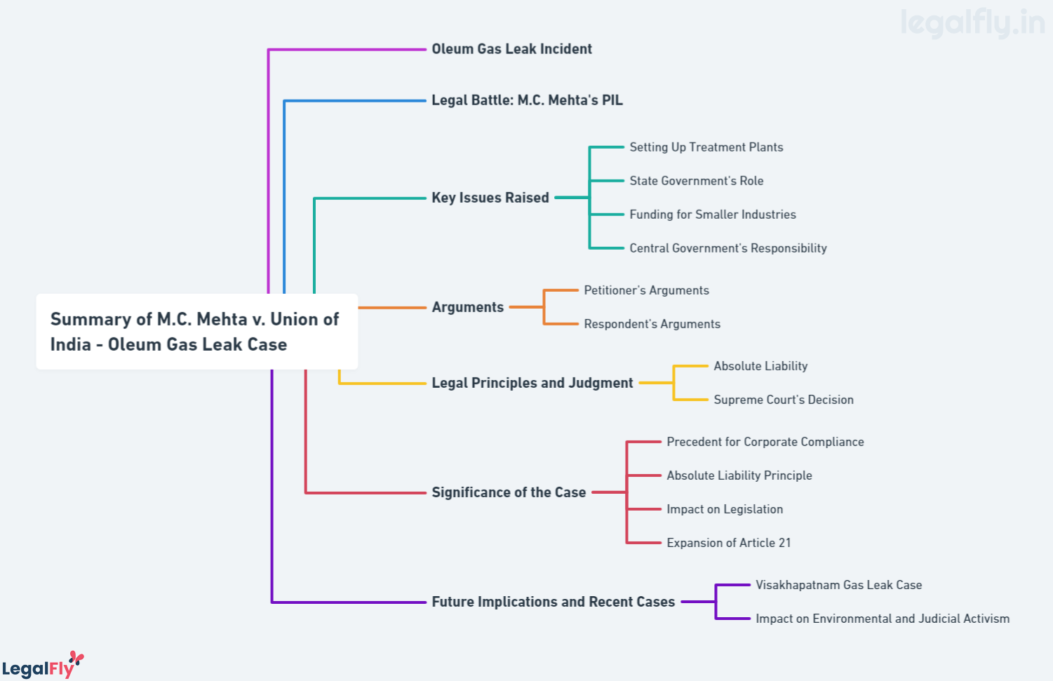 Summary of M.C. Mehta v. Union of India - Oleum Gas Leak Case